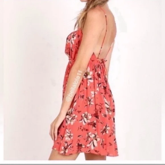 NEW FREE PEOPLE FLORAL DRESS - Picture 3 of 5